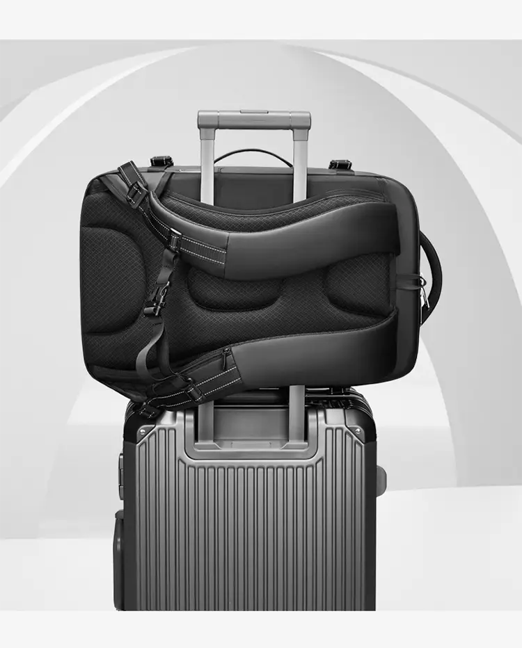 Vacuum Compression Backpack Men’s Large Capacity Business Commuting Computer Bag Multifunctional Dry and Wet Separation