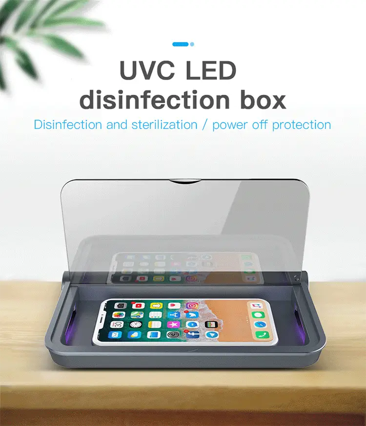 Portable UV Sterilizer Box | Multi-Function Disinfection Case for Phone Masks & Nail Tools