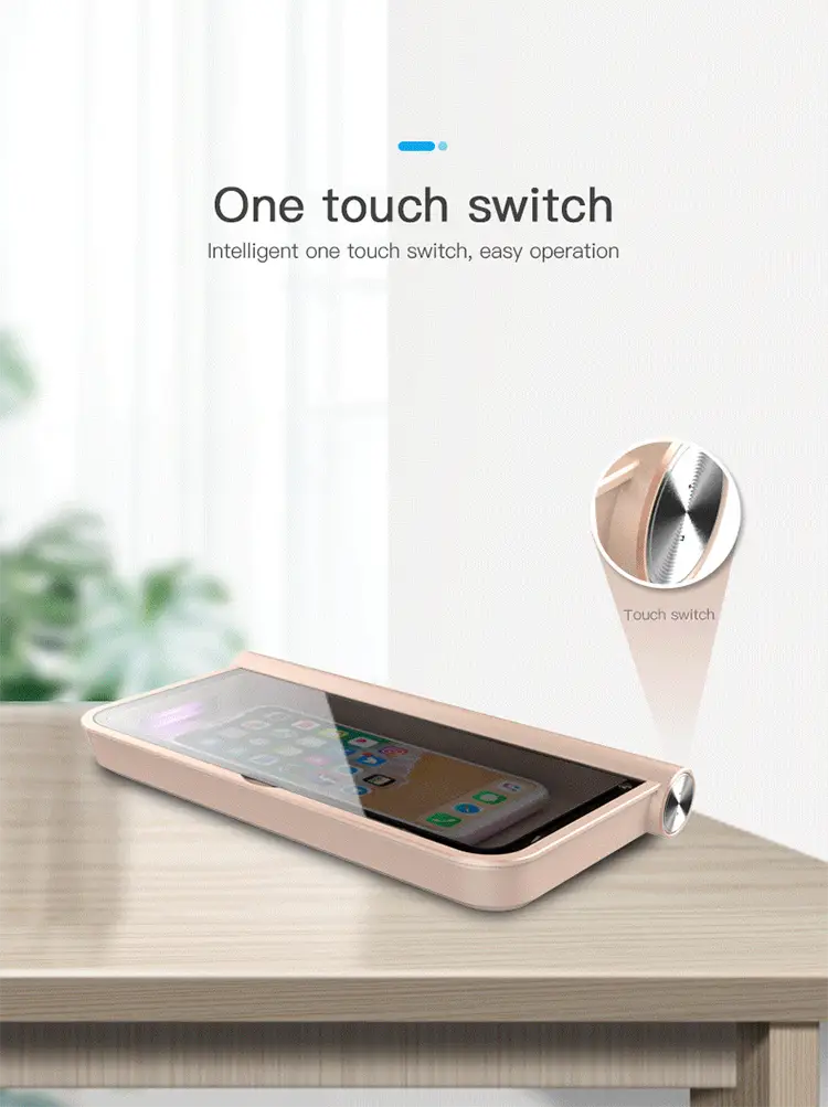 Portable UV Sterilizer Box | Multi-Function Disinfection Case for Phone Masks & Nail Tools