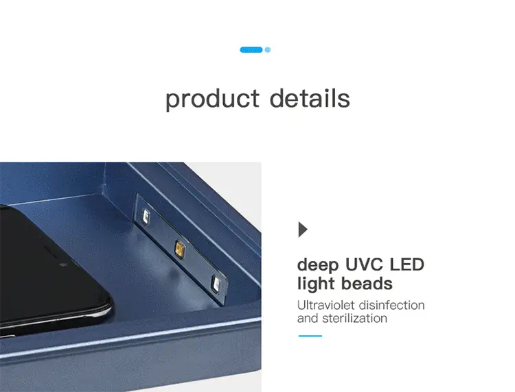 Portable UV Sterilizer Box | Multi-Function Disinfection Case for Phone Masks & Nail Tools