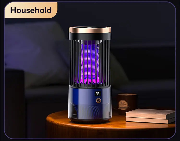 Rechargeable Mosquito Killer Lamp | Indoor & Outdoor Inhalable UV Light Bug Zapper