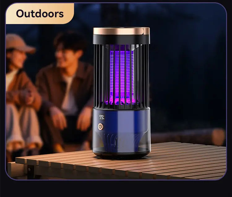 Rechargeable Mosquito Killer Lamp | Indoor & Outdoor Inhalable UV Light Bug Zapper