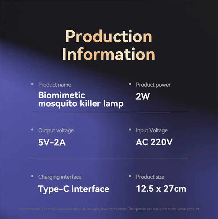 Rechargeable Mosquito Killer Lamp | Indoor & Outdoor Inhalable UV Light Bug Zapper