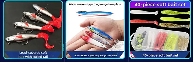 24-Piece Christmas Fishing Lure Set | Blind Box Multi-Variety Fishing Bait Gift Box for Anglers