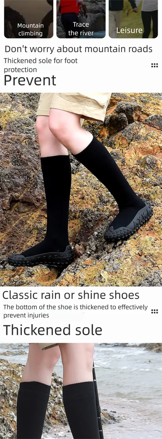Non-Water Nano Waterproof Outdoor Hiking Boots | High-Top Anti-Slip Sand-Proof Fishing & Camping Shoes
