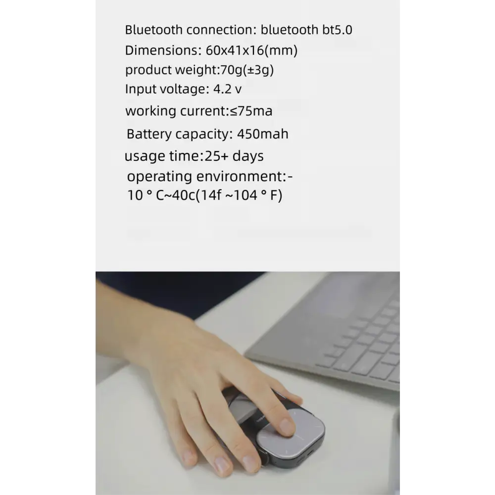 AI Magnetic Split Air Mouse | Wireless & Bluetooth Dual-Mode Laser Pointer & Recording Pen - Electronics