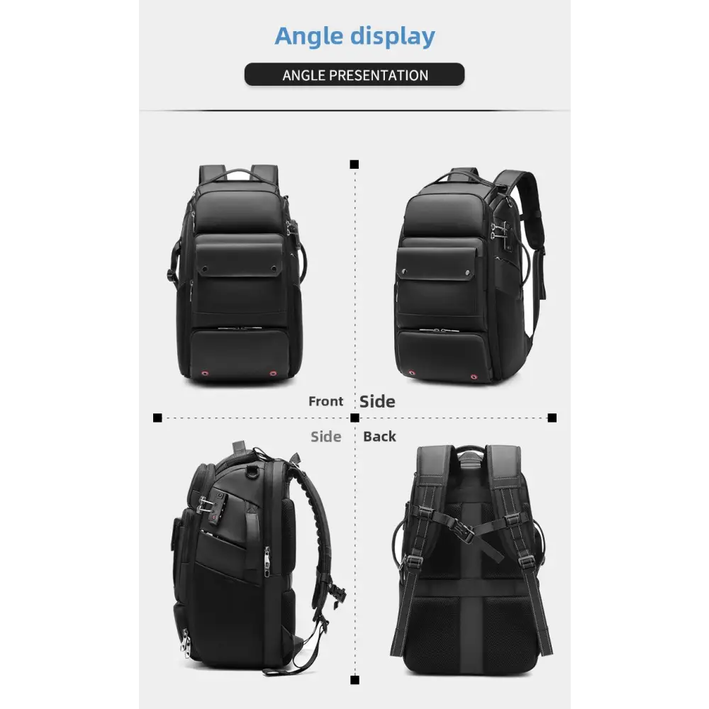 Backpack Camera Bag Photography Video Camera Digital Bag Waterproof Anti-theft Large Capacity Drone Bag - black