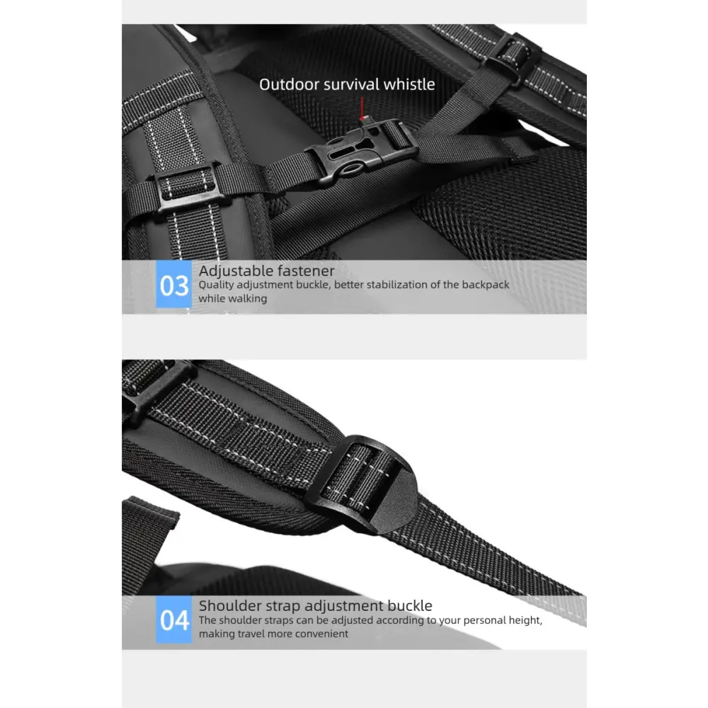 Backpack Camera Bag Photography Video Camera Digital Bag Waterproof Anti-theft Large Capacity Drone Bag - black