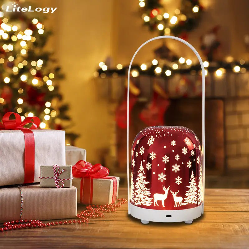 Christmas Handheld Lamp Atmosphere Lamp Table Lamp USB Charging Outdoor Camping Lamp Christmas Gift Table Lamp - Lamp