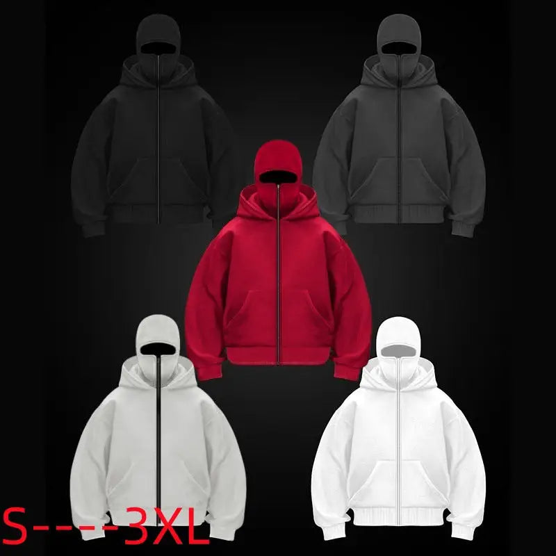 Fashion Masked Hoodie Hooded Sweatshirt Autumn Sweatshirt