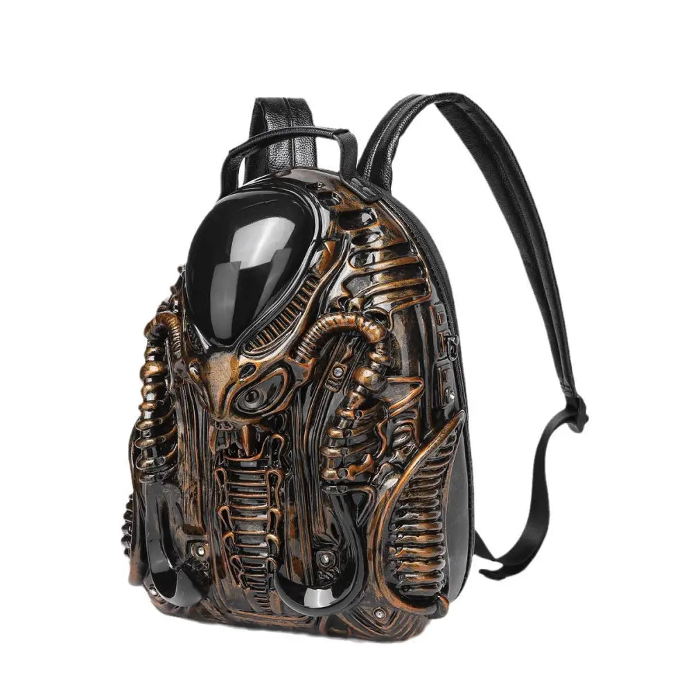 Fashion Unique Irregular Backpack Personality Predator Street Punk Style Unisex Backpack