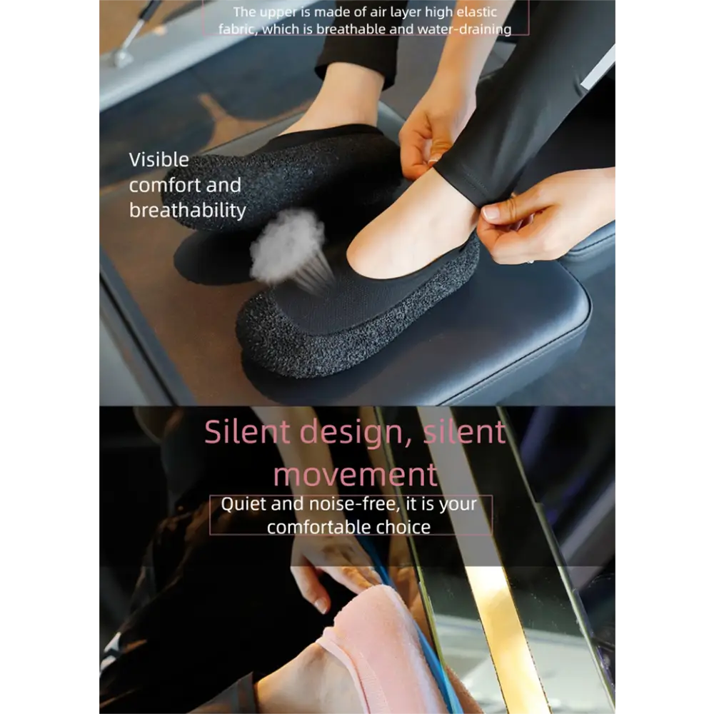 Indoor Sports Shoes | Ultra-Light Quiet Gym Sneakers for Men & Women - 服装