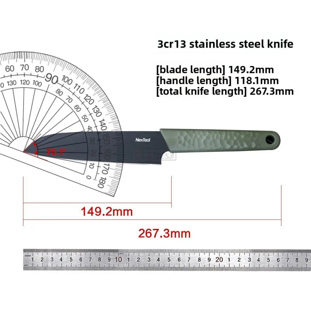 Magic Outdoor BBQ Tool Box Kitchenware Portable Set Camping Cutting Board Peeler Picnic Cooking - Army Green