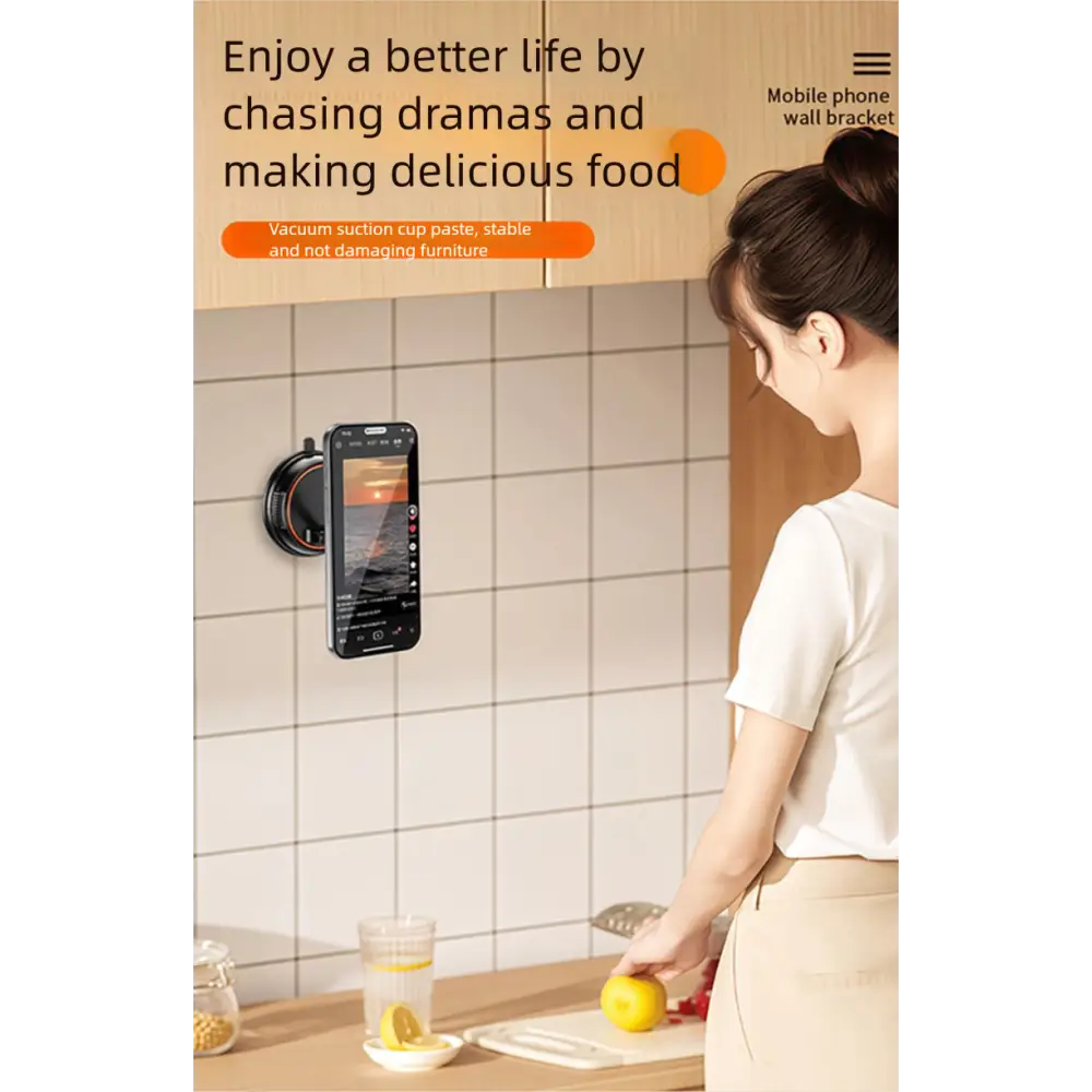 Magnetic Stand Foldable Rotating Multi-Angle Desktop Support Stand Adjustable Car Phone Holder - black