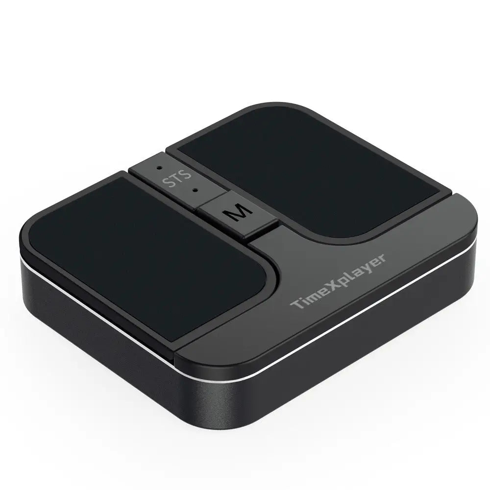 Mini Mini Tablet Laptop Phone Dual Bluetooth Mouse Silent 2.4G Wireless Pressure Sensing Type-C Charging