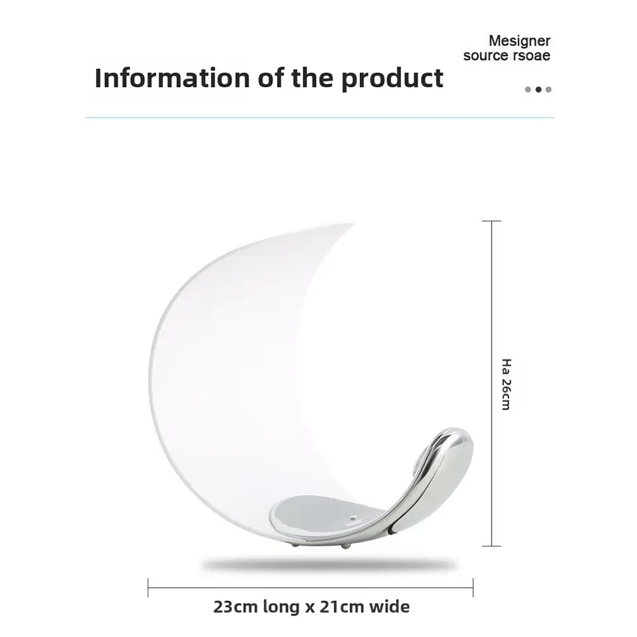 Moon Table Lamp | Creative C-Shaped Touch Bedside Atmosphere Light - 5W / L230*W210*H260 - Lamp