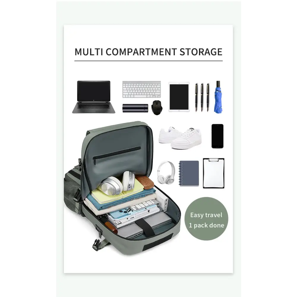 Multi-Color Backpack | Travel Commuter and Laptop Bag for Work & Daily - Backpacks