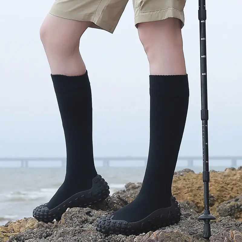 Non-Water Nano Waterproof Outdoor Hiking Boots | High-Top Anti-Slip Sand-Proof Fishing & Camping Shoes - Adventure