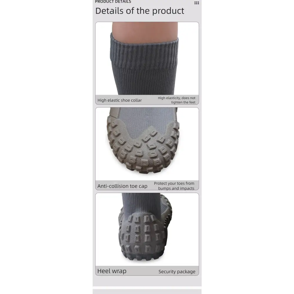 Non-Water Nano Waterproof Outdoor Hiking Boots | High-Top Anti-Slip Sand-Proof Fishing & Camping Shoes - 服装