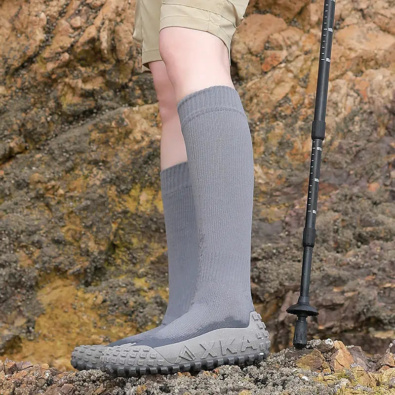 Non-Water Nano Waterproof Outdoor Hiking Boots | High-Top Anti-Slip Sand-Proof Fishing & Camping Shoes - 服装