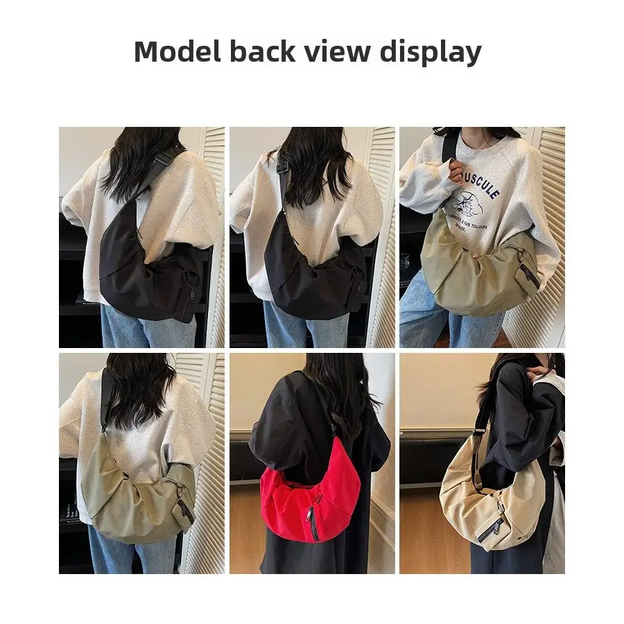 Nylon Zipper Women’s Bag One Size Shoulder Bag for Women - Fashion / Women’s Bags / Shoulder & Tote Bags
