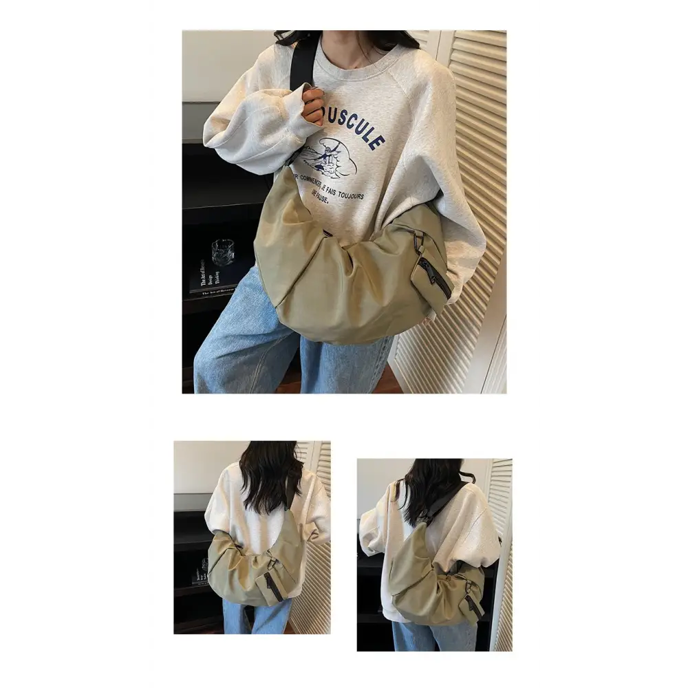 Nylon Zipper Women’s Bag One Size Shoulder Bag for Women - Fashion / Women’s Bags / Shoulder & Tote Bags