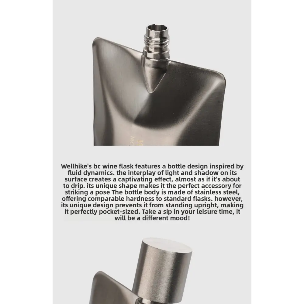 Outdoor 304 Stainless Steel 6oz Portable Hip Flask | Camping Cycling & Travel Drinkware - Outdoor & Survival Gear