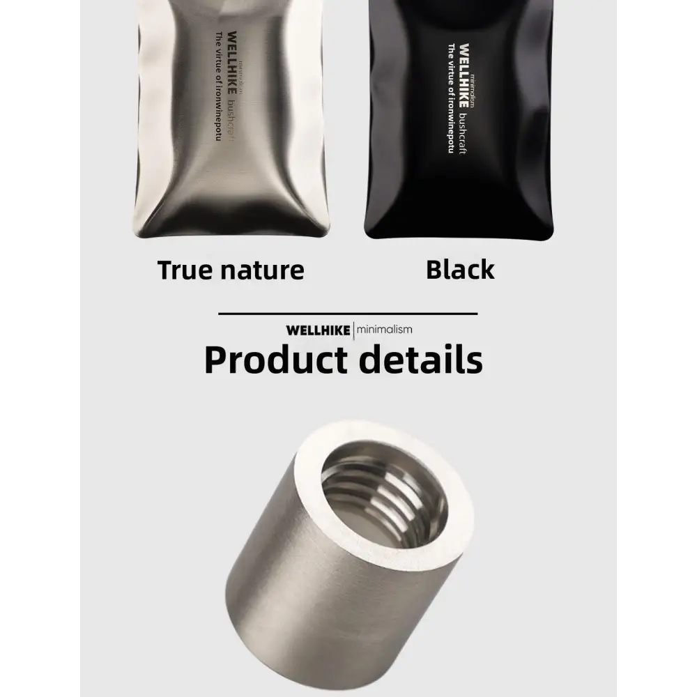Outdoor 304 Stainless Steel 6oz Portable Hip Flask | Camping Cycling & Travel Drinkware - Outdoor & Survival Gear