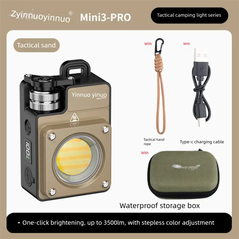 Outdoor Camping Light Campsite Light Tactical Long Battery Life Tent Light Camping Main Light Super Bright