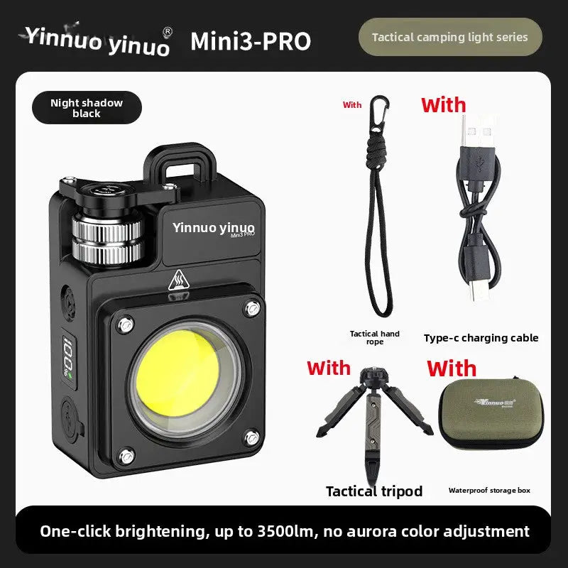 Outdoor Camping Light Campsite Light Tactical Long Battery Life Tent Light Camping Main Light Super Bright - MINI3-PRO
