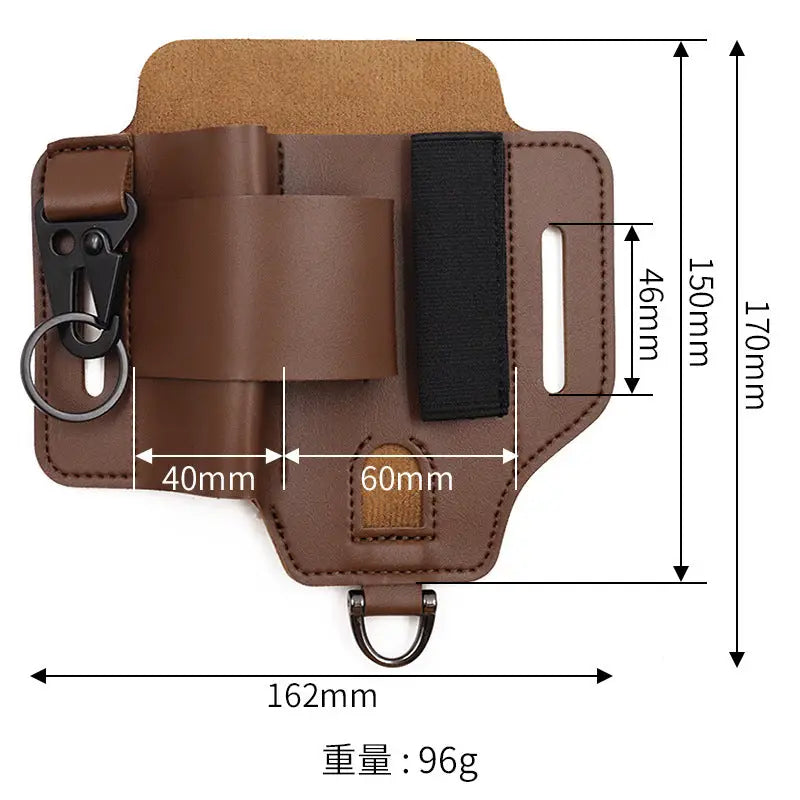 Outdoor Survival Tool Holster – PU Leather & Cowhide - Outdoor & Survival Gear / Tool Holsters & Sheaths