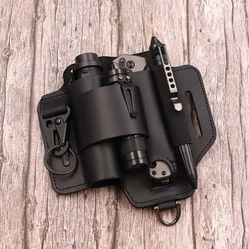 Outdoor Survival Tool Holster – PU Leather & Cowhide - Outdoor & Survival Gear / Tool Holsters & Sheaths