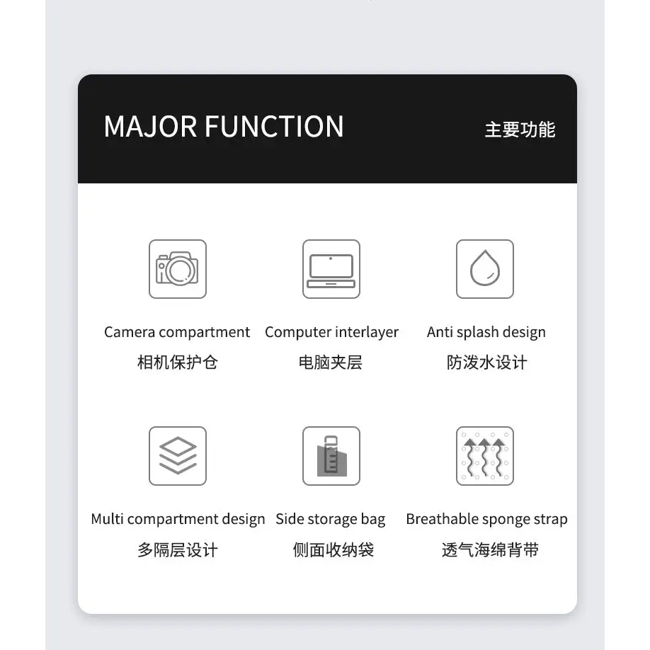 Photography Bag Waterproof Large Capacity Shoulder SLR Digital Bag Drone Backpack Integrated Outdoor Professional