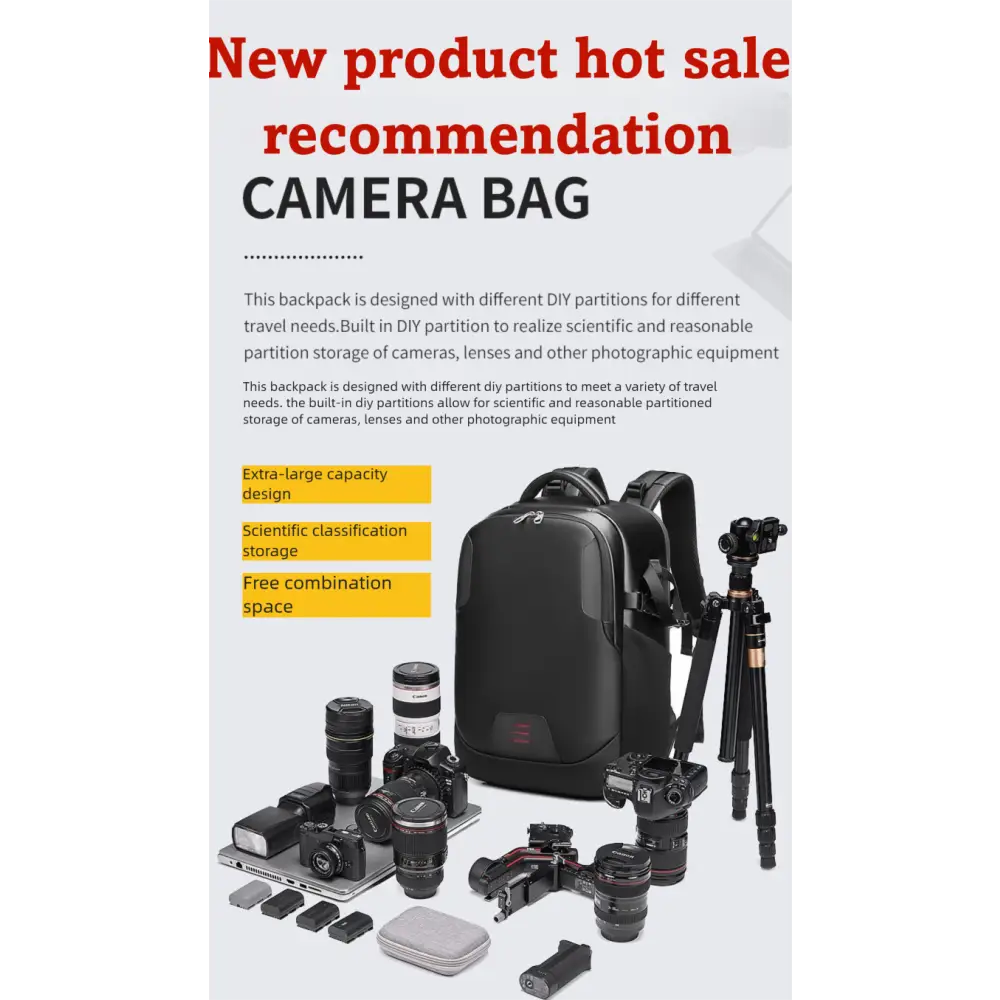Photography Bag Waterproof Large Capacity Shoulder SLR Digital Bag Drone Backpack Integrated Outdoor Professional