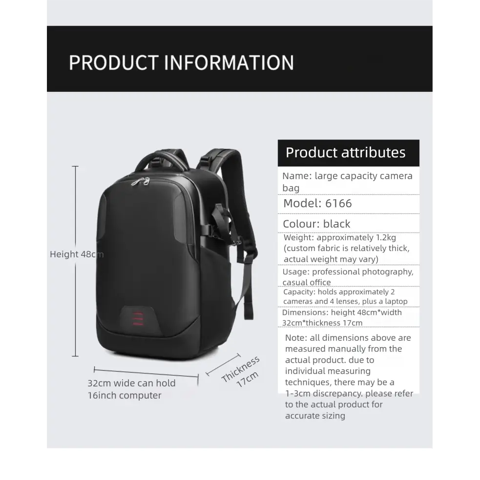 Photography Bag Waterproof Large Capacity Shoulder SLR Digital Bag Drone Backpack Integrated Outdoor Professional