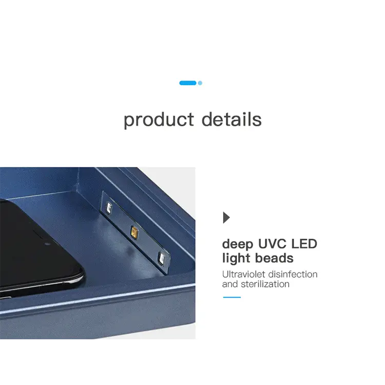 Portable UV Sterilizer Box | Multi-Function Disinfection Case for Phone Masks & Nail Tools