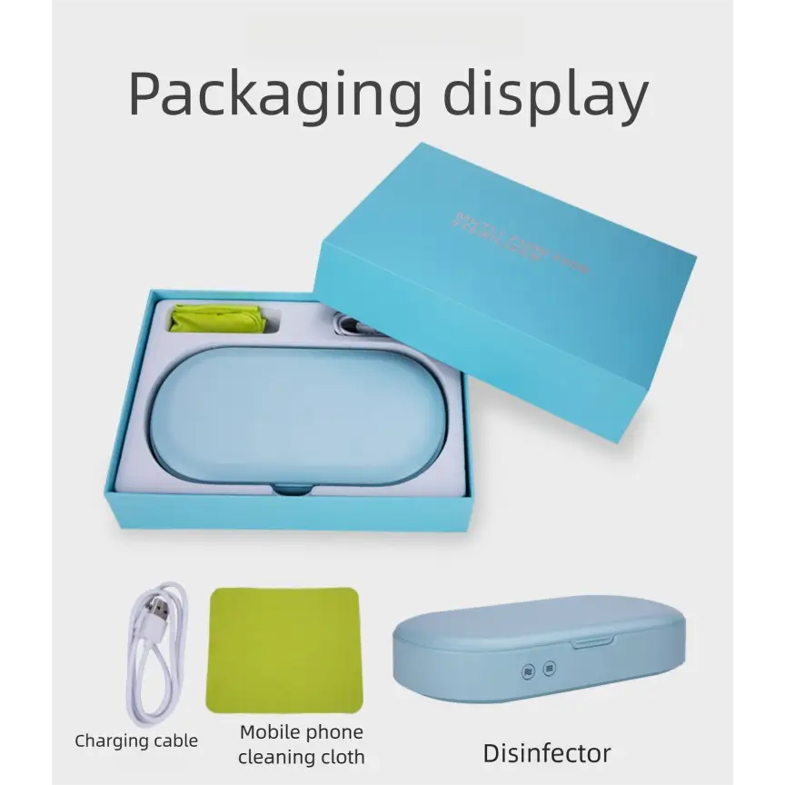Portable UV Sterilizer Box | Multi-Function Disinfection Case for Phone Masks & Nail Tools