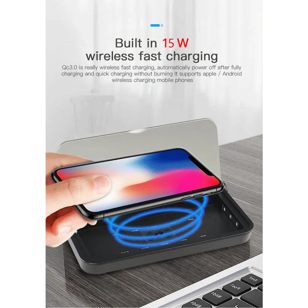 Portable UV Sterilizer Box | Multi-Function Disinfection Case for Phone Masks & Nail Tools