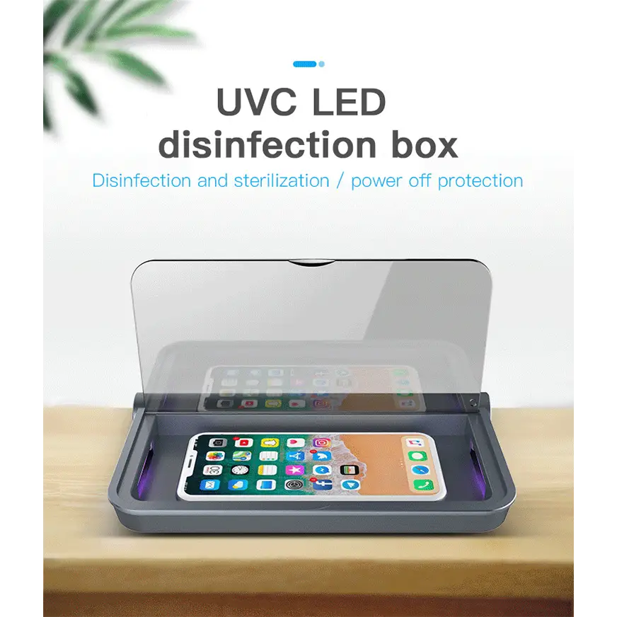 Portable UV Sterilizer Box | Multi-Function Disinfection Case for Phone Masks & Nail Tools