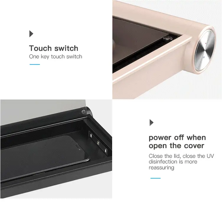 Portable UV Sterilizer Box | Multi-Function Disinfection Case for Phone Masks & Nail Tools
