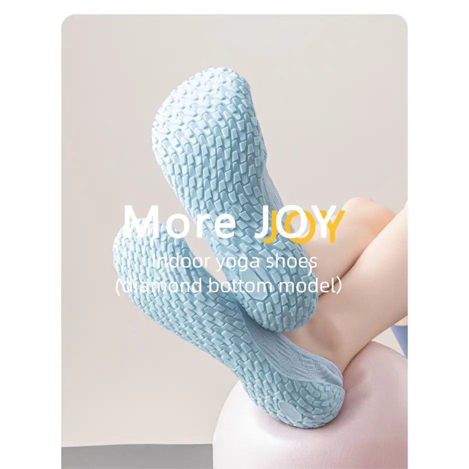 Silent Yoga Indoor Sports Shoes | Non-Slip Soft Sole Fitness Sneakers with Shock Absorption - 服装