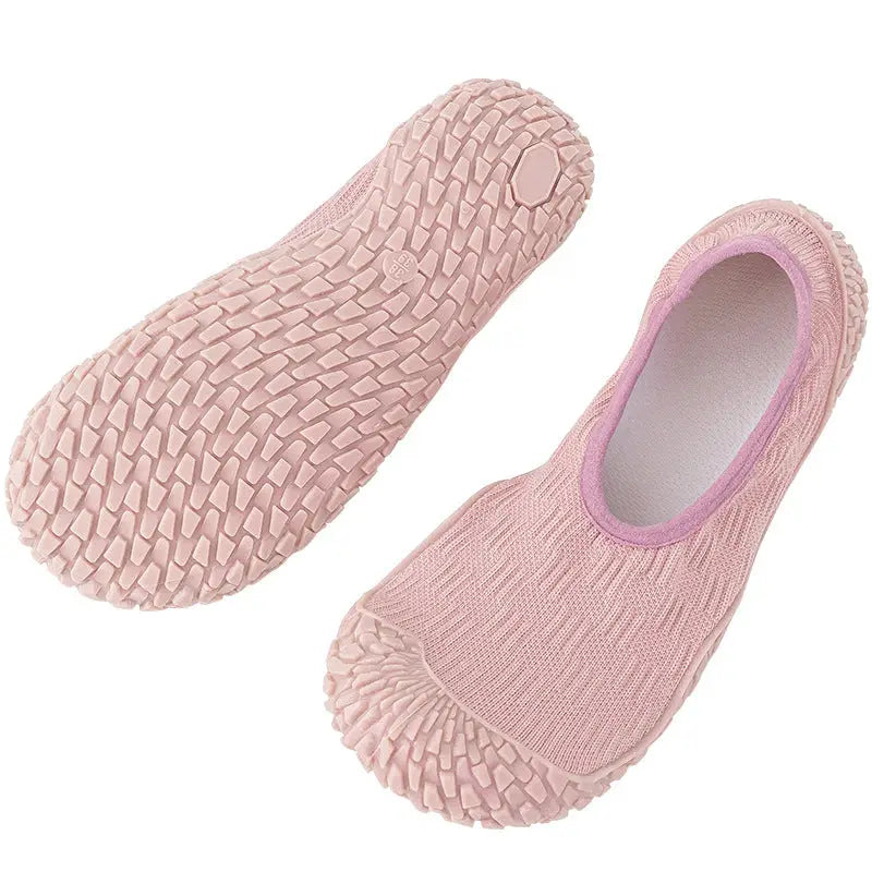 Silent Yoga Indoor Sports Shoes | Non-Slip Soft Sole Fitness Sneakers with Shock Absorption - 服装