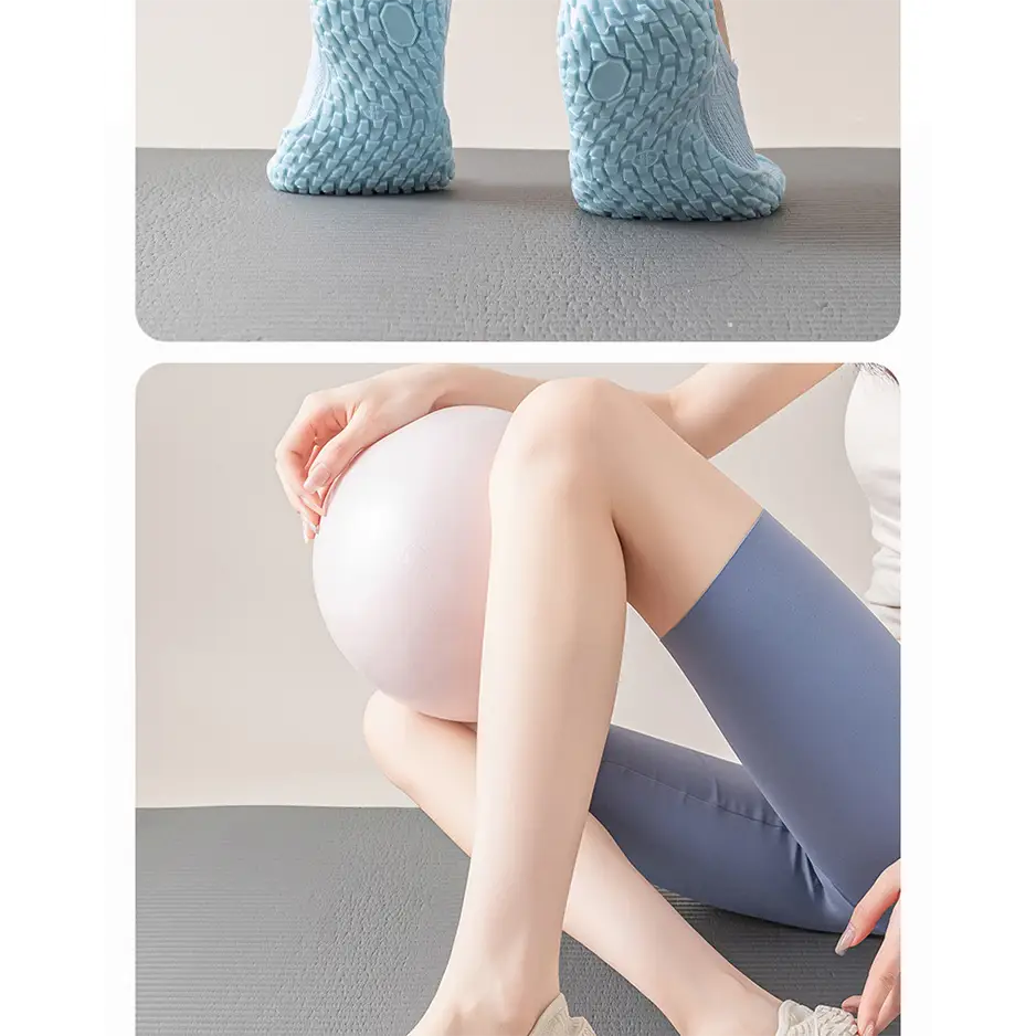 Silent Yoga Indoor Sports Shoes | Non-Slip Soft Sole Fitness Sneakers with Shock Absorption - 服装