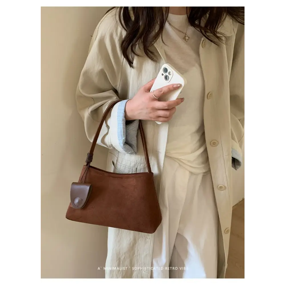 Single Shoulder Bag Small Square Bag PU Women’s Bag One Size Sewing Line - Fashion / Women’s Bags / Shoulder & Tote Bags