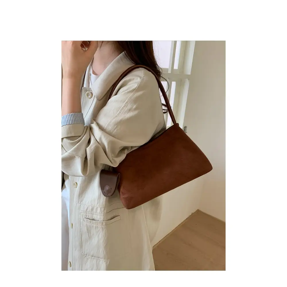 Single Shoulder Bag Small Square Bag PU Women’s Bag One Size Sewing Line - Fashion / Women’s Bags / Shoulder & Tote Bags