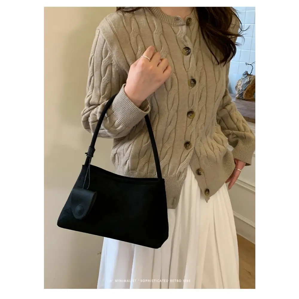 Single Shoulder Bag Small Square Bag PU Women’s Bag One Size Sewing Line - Fashion / Women’s Bags / Shoulder & Tote Bags