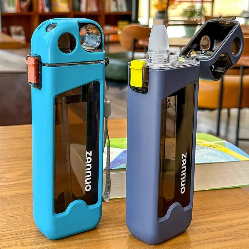 Square Sports Water Cup High-Looking Portable Small Capacity Food Grade High Temperature Resistant Cup