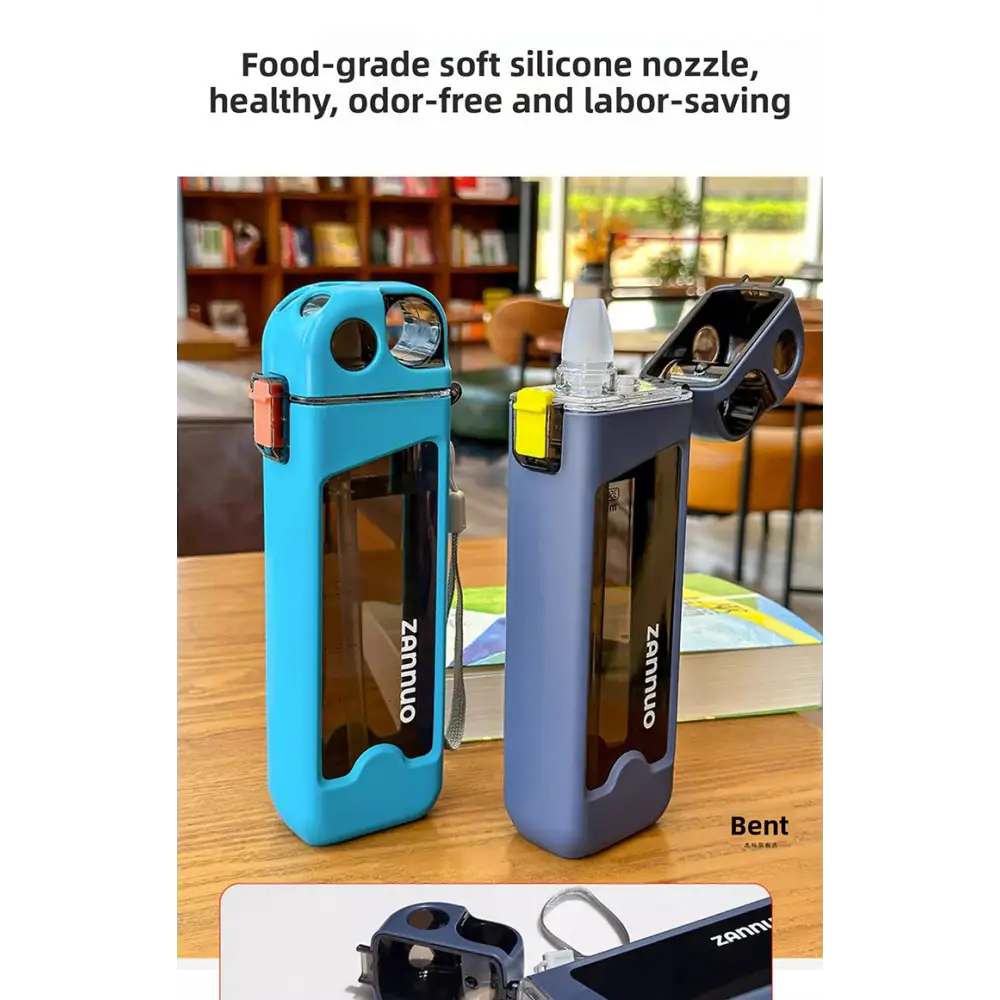 Square Sports Water Cup High-Looking Portable Small Capacity Food Grade High Temperature Resistant Cup