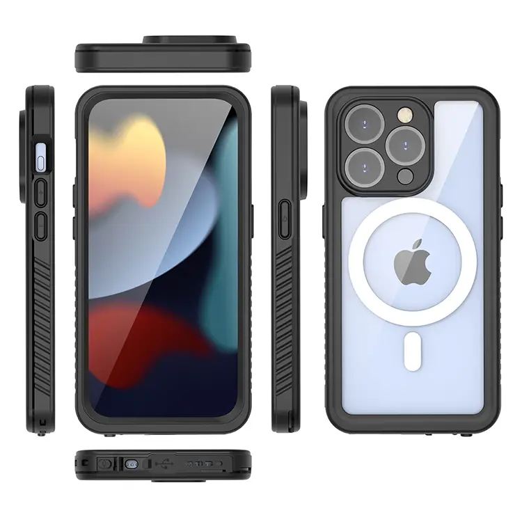 Waterproof Phone Case for Apple iPhone 15 Series IP68 Waterproof and Shockproof Protection
