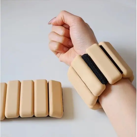 Weighted Sports Wristbands | Silicone Gravity Bracelets for Fitness & Running - 运动与健身